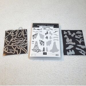 Stampin Up Waterfall Canyon Photopolymer Stamp Set and Matching Die Set
